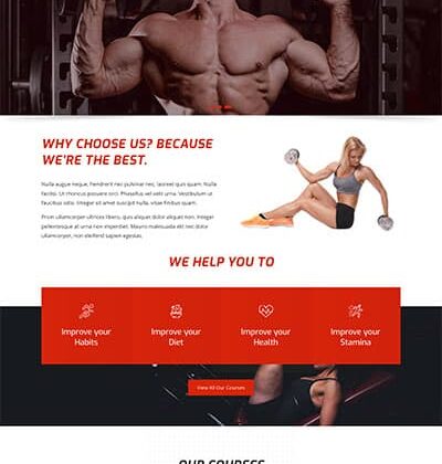 Fitness Template